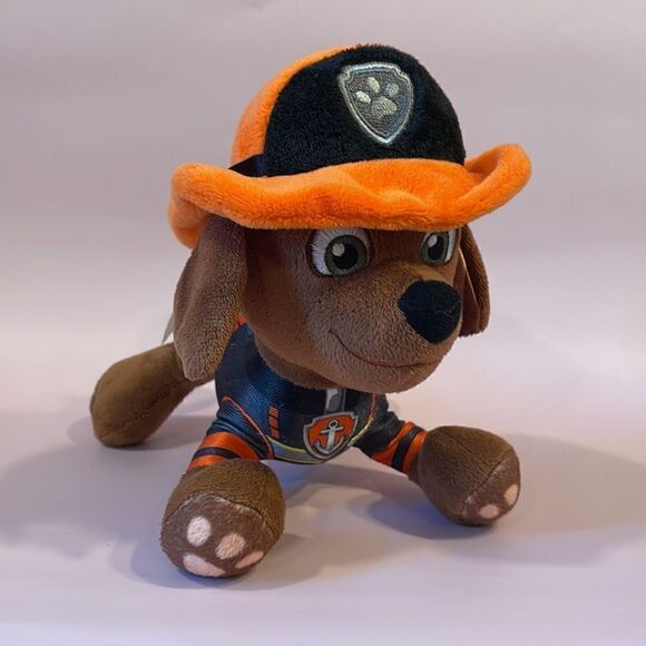 Paw Patrol Ultimate Rescue Fire Zuma Plush 9” tall 6” Long Good Used Condition - Picture 6 of 8